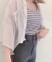 WEGO | WEGO/リブバッククロスカップインキャミソール(キャミソール)