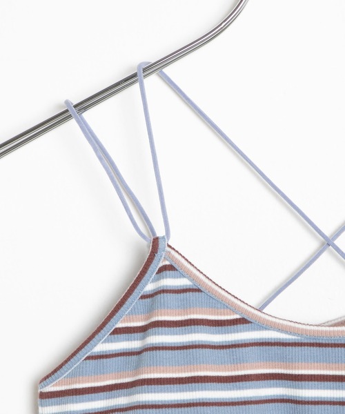 WEGO(ウィゴー)の「WEGO/リブバッククロスカップインキャミソール(キャミソール・レディース・アニマル/ブルー系その他5/ブラウン系その他5/グリーン系その他5・FREE)」の6枚目の写真