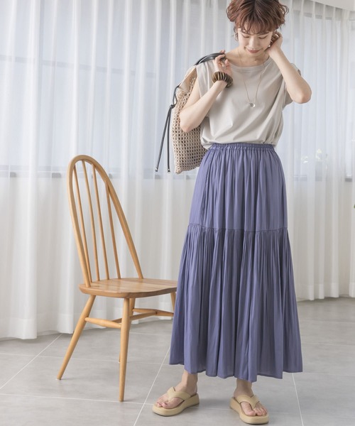 URBAN RESEARCH(アーバンリサーチ)の「ペルビアンコットンノースリーブカットソー(Tシャツ/カットソー・レディース・キャメル/ブラック/ホワイト/グレー系その他・FREE)」の22枚目の写真