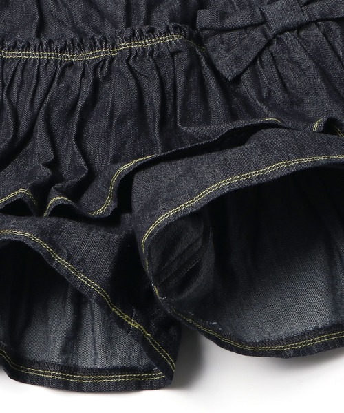 trois lapins kp（トロワラパンケーピー）の「フリルキュロット(100-130cm)（その他パンツ・キッズ・ネイビー・110cm/100cm/120cm/130cm）」の2枚目の写真