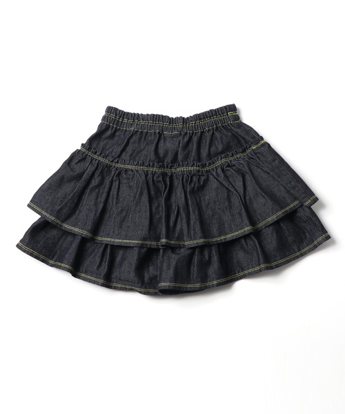 trois lapins kp（トロワラパンケーピー）の「フリルキュロット(100-130cm)（その他パンツ・キッズ・ネイビー・110cm/100cm/120cm/130cm）」の4枚目の写真