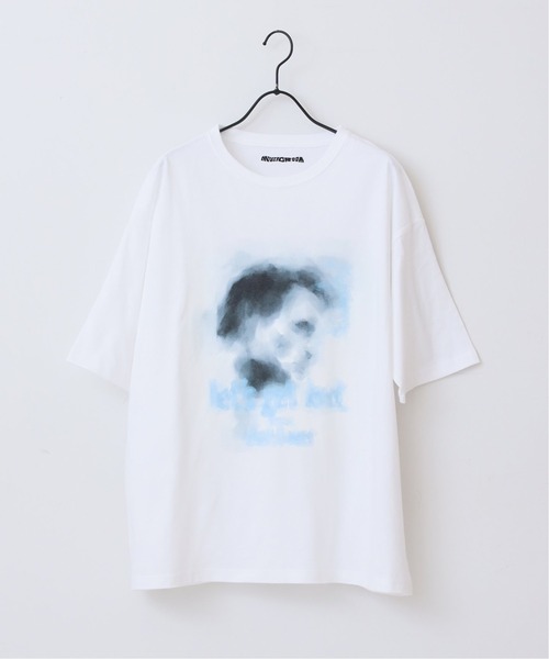 417 EDIFICE（フォーワンセブンエディフィス）の「◆【MUSIC ROOM / ミュージックルーム】 FACE ART TEE（Tシャツ/カットソー・メンズ・ホワイト/ブラック・MEDIUM/LARGE）」の2枚目の写真