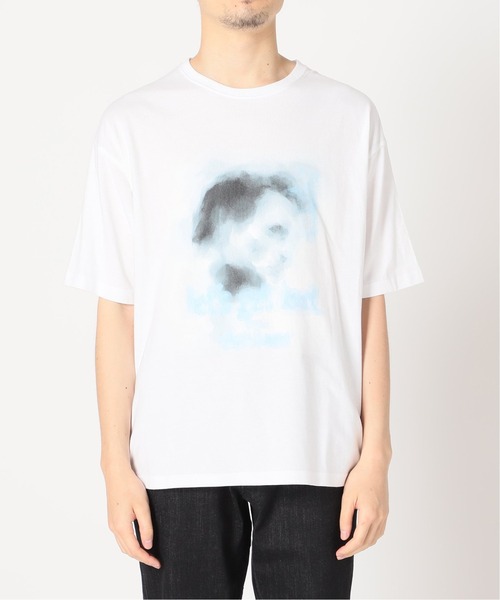 417 EDIFICE（フォーワンセブンエディフィス）の「◆【MUSIC ROOM / ミュージックルーム】 FACE ART TEE（Tシャツ/カットソー・メンズ・ホワイト/ブラック・MEDIUM/LARGE）」の3枚目の写真