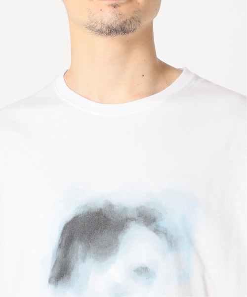 417 EDIFICE（フォーワンセブンエディフィス）の「◆【MUSIC ROOM / ミュージックルーム】 FACE ART TEE（Tシャツ/カットソー・メンズ・ホワイト/ブラック・MEDIUM/LARGE）」の7枚目の写真