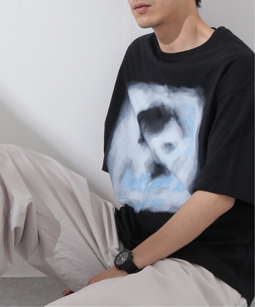 417 EDIFICE（フォーワンセブンエディフィス）の「◆【MUSIC ROOM / ミュージックルーム】 FACE ART TEE（Tシャツ/カットソー・メンズ・ホワイト/ブラック・MEDIUM/LARGE）」の15枚目の写真