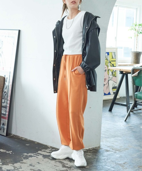 WEGO（ウィゴー）の「WEGO/2WAYフェイクレザーブルゾン（ブルゾン・レディース・ブラック/オフホワイト・FREE）」の9枚目の写真