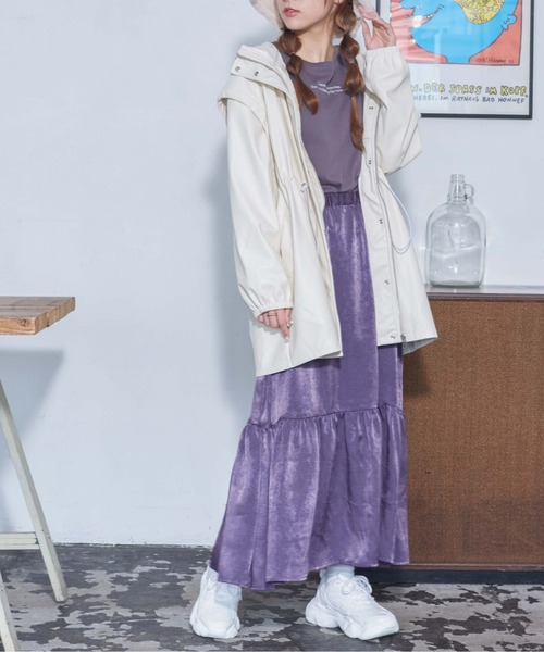 WEGO（ウィゴー）の「WEGO/2WAYフェイクレザーブルゾン（ブルゾン・レディース・ブラック/オフホワイト・FREE）」の5枚目の写真