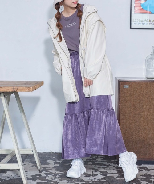 WEGO（ウィゴー）の「WEGO/2WAYフェイクレザーブルゾン（ブルゾン・レディース・ブラック/オフホワイト・FREE）」の12枚目の写真