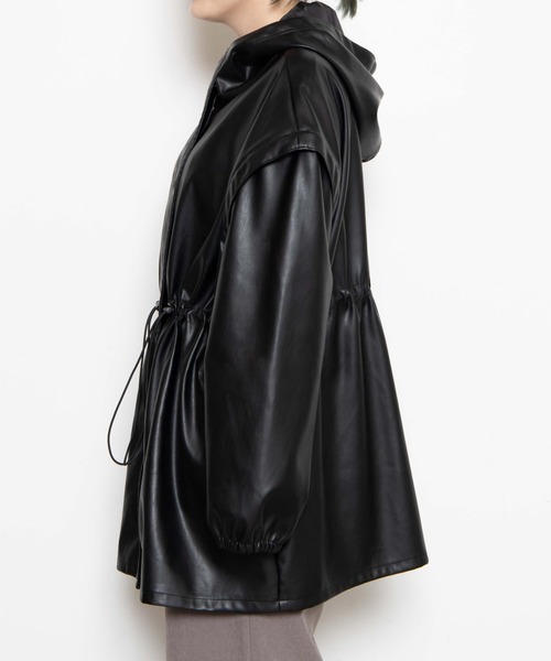 WEGO（ウィゴー）の「WEGO/2WAYフェイクレザーブルゾン（ブルゾン・レディース・ブラック/オフホワイト・FREE）」の17枚目の写真