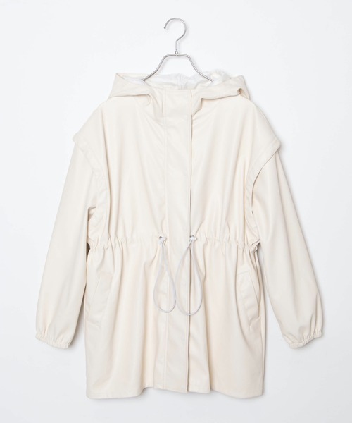 WEGO（ウィゴー）の「WEGO/2WAYフェイクレザーブルゾン（ブルゾン・レディース・ブラック/オフホワイト・FREE）」の19枚目の写真