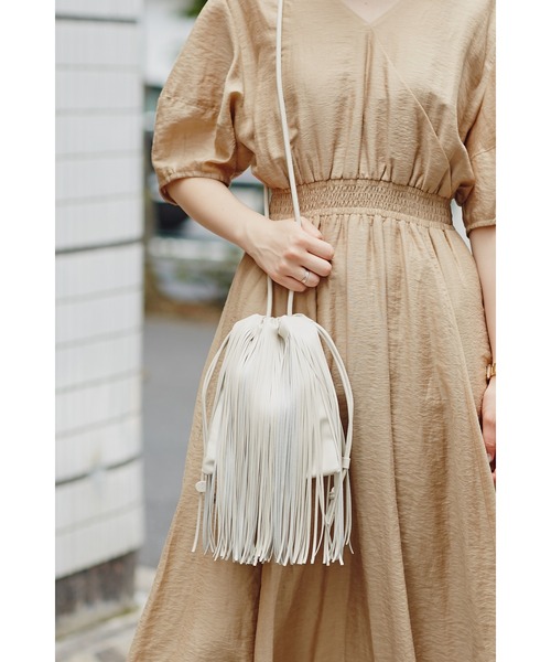 ADD CULUMN（アドカラム）の「(ADD CULUMN)ポシェットショルダー（ショルダーバッグ・レディース・ホワイト/ブラック/ピンク・FREE）」の10枚目の写真