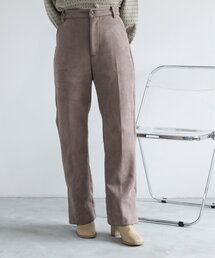 RAY CASSIN | ポンチスウェードリラックスセミフレアパンツ(スラックス)