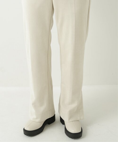 RAY CASSIN（レイカズン）の「ポンチスウェードリラックスセミフレアパンツ（スラックス・レディース・カーキ/モカ/キナリ・SMALL/MEDIUM）」の13枚目の写真