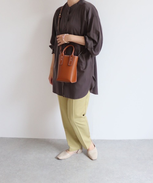 MIAN （ミアン）の「NEMESIA / 2wayミニポシェット（ショルダーバッグ・レディース・ブラック/グレイッシュベージュ/ボルドー/カーキ/ブラウン/アイボリー/ラベンダー/グリーン・FREE）」の20枚目の写真