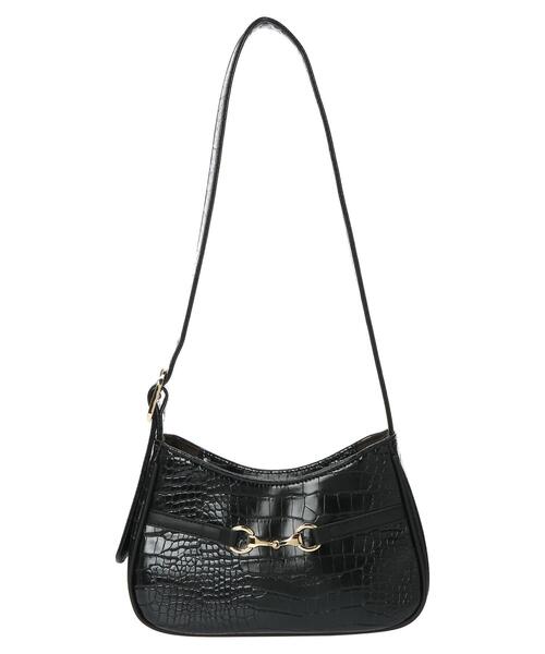 earth music&ecology（アースミュージックアンドエコロジー）の「ワンハンドルビットショルダーバッグ ＊（ショルダーバッグ・レディース・ブラウン/ダークグリーン/ブラック・FREE）」の19枚目の写真