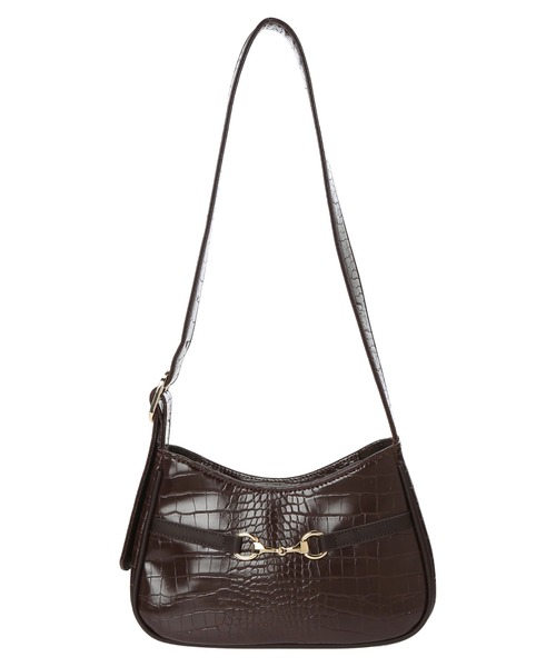 earth music&ecology（アースミュージックアンドエコロジー）の「ワンハンドルビットショルダーバッグ ＊（ショルダーバッグ・レディース・ブラウン/ダークグリーン/ブラック・FREE）」の15枚目の写真