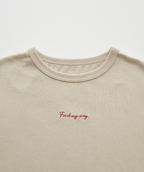 ＆yam（アンドヤム）の「手書きハートロンT【親子お揃い/リンクコーデ】（Tシャツ/カットソー・キッズ・ベージュ/ブラック/ホワイト・140-150cm/110-120cm/120-130cm/150-160cm/130-140cm）」の20枚目の写真