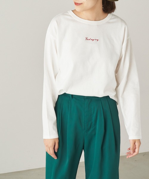 ＆yam（アンドヤム）の「手書きハートロンT【親子お揃い/リンクコーデ】（Tシャツ/カットソー・キッズ・ベージュ/ブラック/ホワイト・140-150cm/110-120cm/120-130cm/150-160cm/130-140cm）」の10枚目の写真