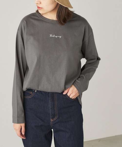 ＆yam（アンドヤム）の「手書きハートロンT【親子お揃い/リンクコーデ】（Tシャツ/カットソー・キッズ・ベージュ/ブラック/ホワイト・140-150cm/110-120cm/120-130cm/150-160cm/130-140cm）」の16枚目の写真