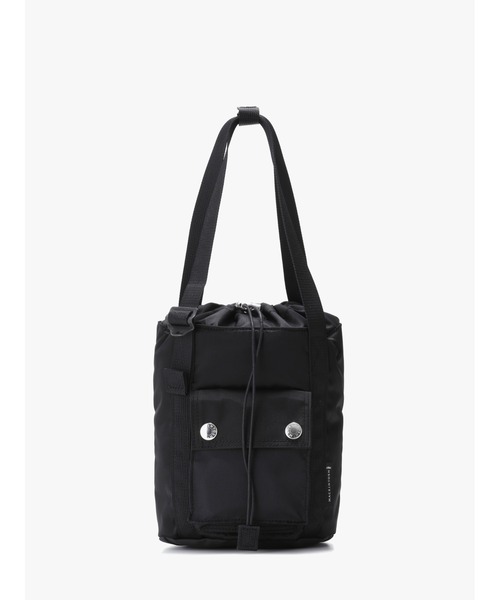 Mackintosh(マッキントッシュ)の「COLOR BLOCK MINI BUCKET TOTE(トートバッグ・メンズ・ブラック/ダークオリーブ・FREE)」の2枚目の写真