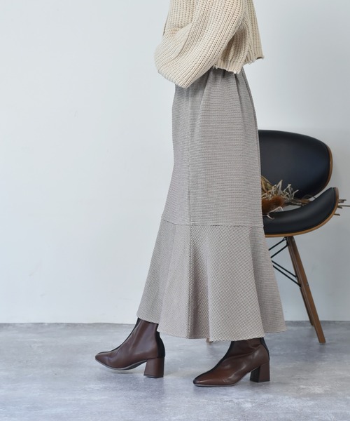 RETRO GIRL（レトロガール）の「パイピングブーツ（ブーツ・レディース・ブラック/ダークブラウン/オフホワイト・M/L）」の14枚目の写真