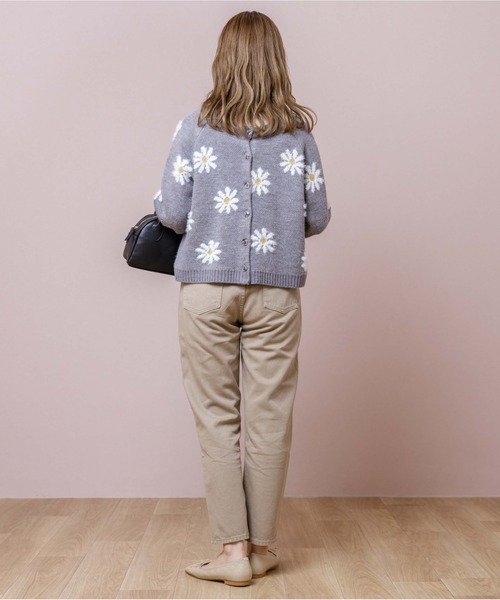 flower（フラワー）の「サニーデイズパンツ4（デニムパンツ・レディース・ブラウン/ベージュ/ピンク・FREE）」の17枚目の写真