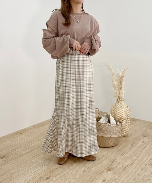 apres jour clair】肩あきロンT【ZOZOTOWN限定アイテム】（Tシャツ