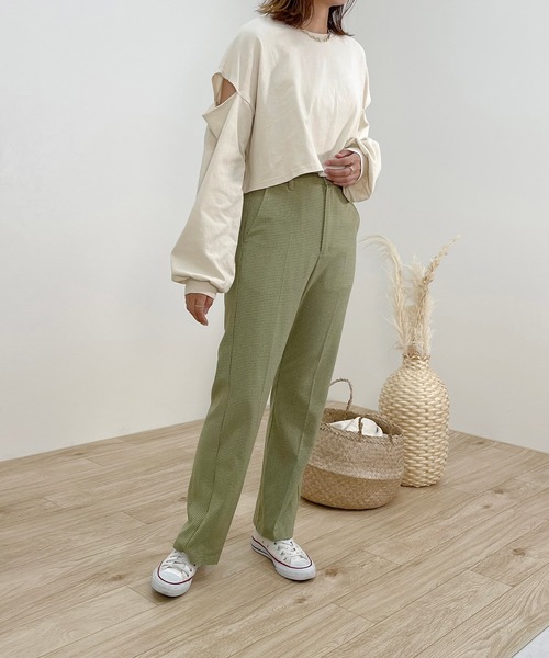 apres jour clair】肩あきロンT【ZOZOTOWN限定アイテム】（Tシャツ