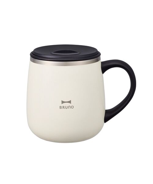 BRUNO(ブルーノ)の「蓋つきステンレスマグ short(グラス/マグカップ/タンブラー・レディース・ピンク/グレー系その他/グレイッシュベージュ/グリーン/ブラウン/グレー/アイボリー・フリ-)」の8枚目の写真