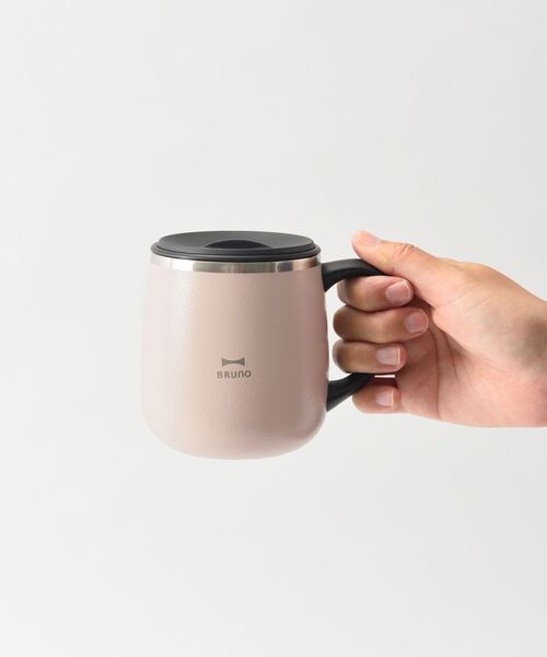 BRUNO(ブルーノ)の「蓋つきステンレスマグ short(グラス/マグカップ/タンブラー・レディース・ピンク/グレー系その他/グレイッシュベージュ/グリーン/ブラウン/グレー/アイボリー・フリ-)」の15枚目の写真