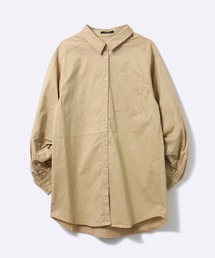 one way | 【oneway】そでギャザーシャツワンピース(ワンピース)