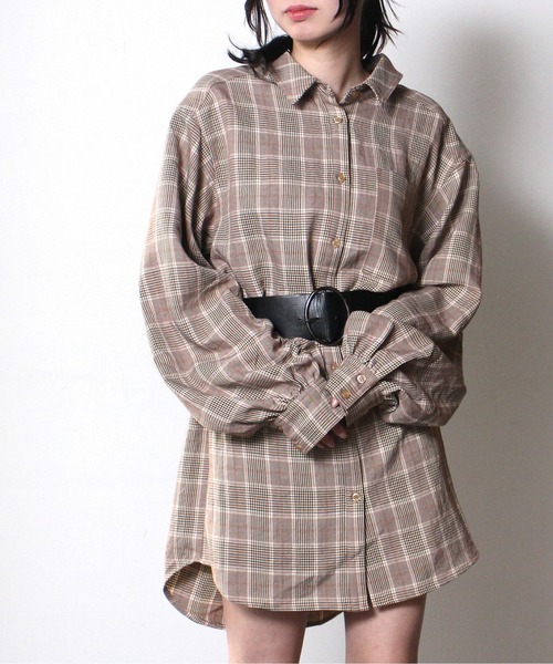 セール Oneway そでギャザーシャツワンピース ワンピース One Way ワンウェイ のファッション通販 Zozotown