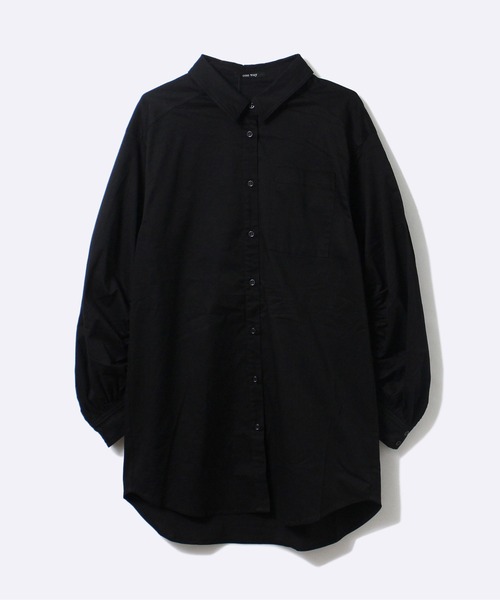 one way（ワンウェイ）の「【oneway】そでギャザーシャツワンピース（ワンピース・レディース・ホワイト/ブラック/ベージュ/ブラウン系その他/ブルー・FREE）」の22枚目の写真