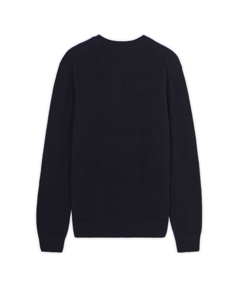 Maison Kitsune(メゾンキツネ)の「BABY FOX PATCH COSY R-NECK PULLOVER(ニット/セーター・メンズ・ネイビー/ダークグレー/ブラック/ベージュ・S/M/L/XL/XS)」の21枚目の写真