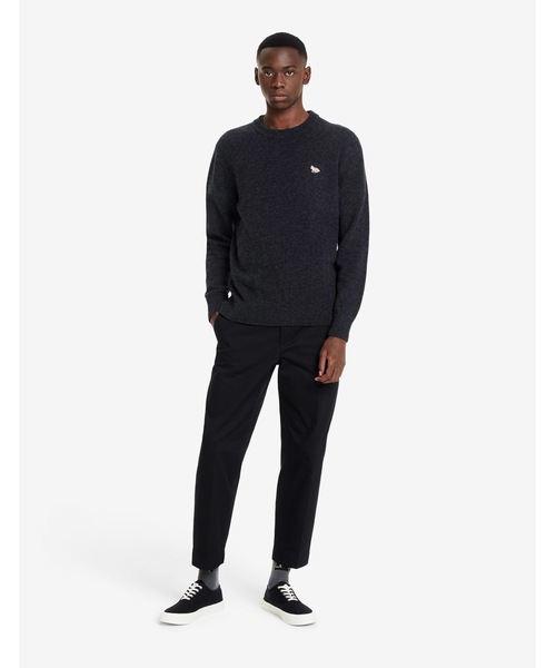 Maison Kitsune(メゾンキツネ)の「BABY FOX PATCH COSY R-NECK PULLOVER(ニット/セーター・メンズ・ネイビー/ダークグレー/ブラック/ベージュ・S/M/L/XL/XS)」の22枚目の写真