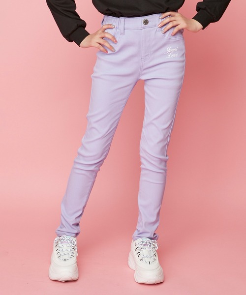 JENNI love（ジェニィラブ）の「ウルトラストレッチカラーレギパン（その他パンツ・キッズ・ブラック/ベージュ/グレー/ミント/ラベンダー・150cm/160cm/130cm/140cm）」の5枚目の写真