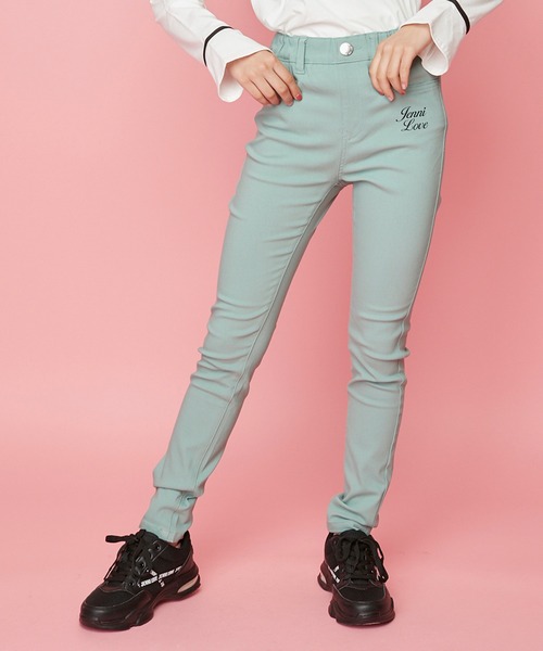 JENNI love（ジェニィラブ）の「ウルトラストレッチカラーレギパン（その他パンツ・キッズ・ブラック/ベージュ/グレー/ミント/ラベンダー・150cm/160cm/130cm/140cm）」の4枚目の写真