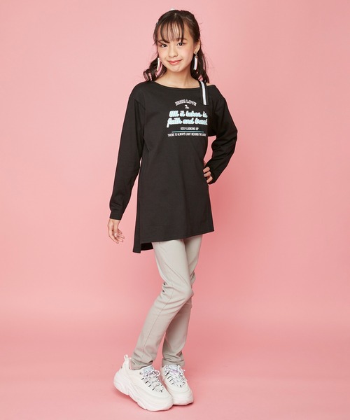 JENNI love（ジェニィラブ）の「ウルトラストレッチカラーレギパン（その他パンツ・キッズ・ブラック/ベージュ/グレー/ミント/ラベンダー・150cm/160cm/130cm/140cm）」の20枚目の写真