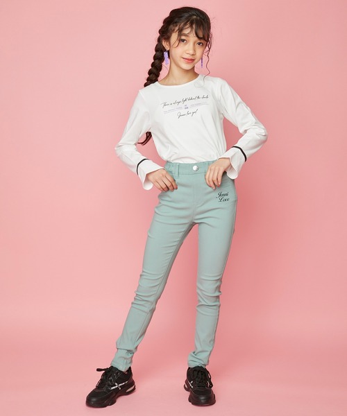 JENNI love（ジェニィラブ）の「ウルトラストレッチカラーレギパン（その他パンツ・キッズ・ブラック/ベージュ/グレー/ミント/ラベンダー・150cm/160cm/130cm/140cm）」の13枚目の写真