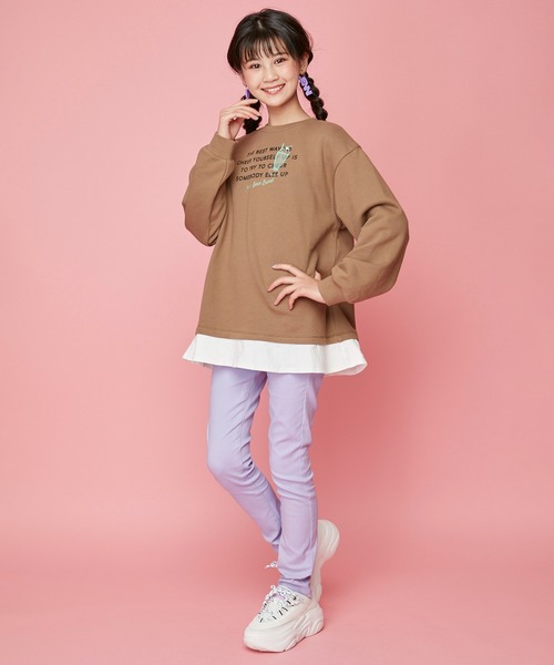 JENNI love（ジェニィラブ）の「ウルトラストレッチカラーレギパン（その他パンツ・キッズ・ブラック/ベージュ/グレー/ミント/ラベンダー・150cm/160cm/130cm/140cm）」の17枚目の写真