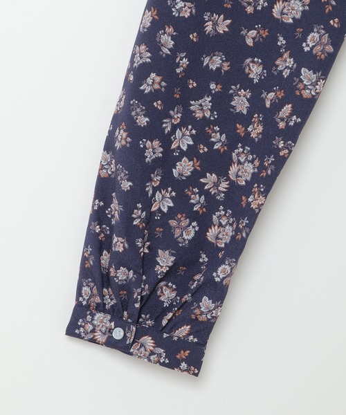 ikka(イッカ)の「プリントボザム切り替えワンピース(ワンピース・レディース・ネイビー/ダークネイビー・M/L)」の7枚目の写真