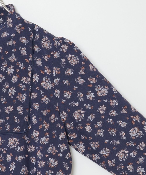 ikka(イッカ)の「プリントボザム切り替えワンピース(ワンピース・レディース・ネイビー/ダークネイビー・M/L)」の3枚目の写真