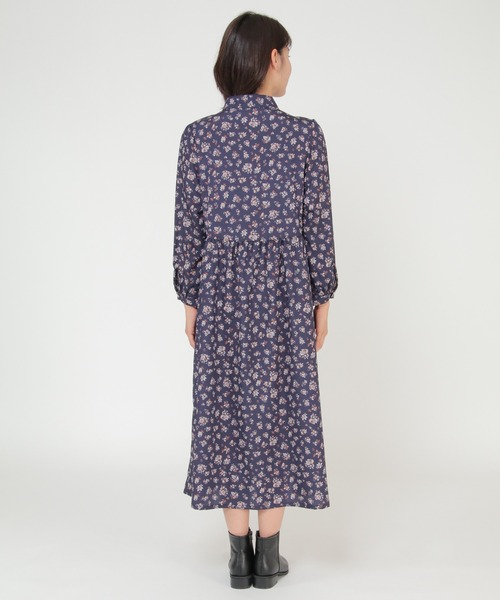 ikka(イッカ)の「プリントボザム切り替えワンピース(ワンピース・レディース・ネイビー/ダークネイビー・M/L)」の14枚目の写真