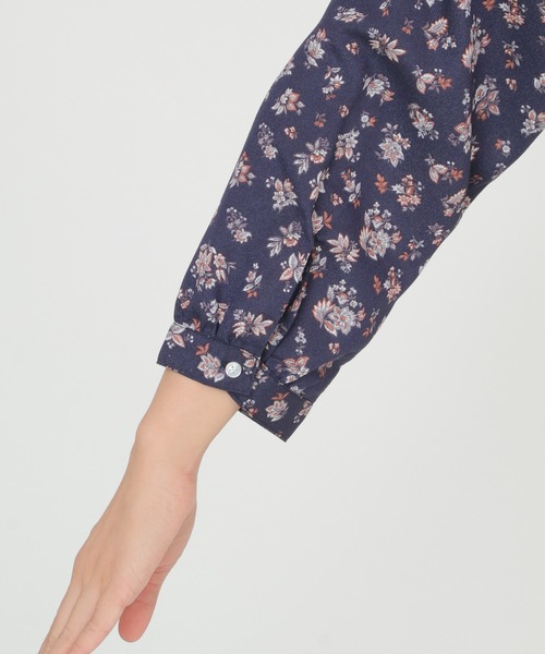 ikka(イッカ)の「プリントボザム切り替えワンピース(ワンピース・レディース・ネイビー/ダークネイビー・M/L)」の16枚目の写真