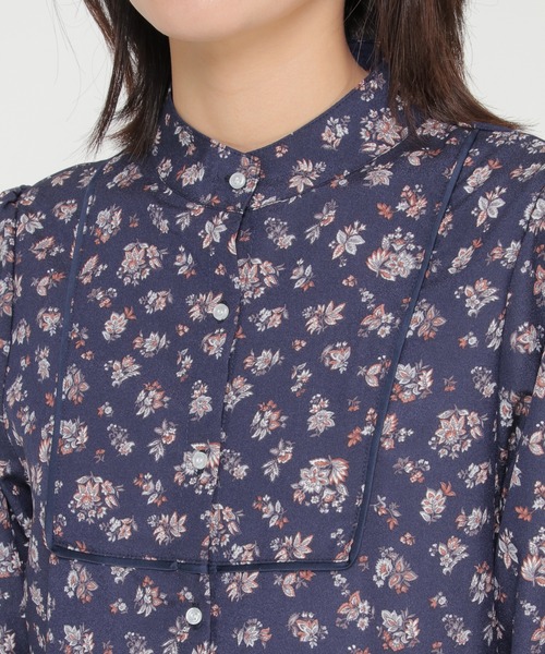 ikka(イッカ)の「プリントボザム切り替えワンピース(ワンピース・レディース・ネイビー/ダークネイビー・M/L)」の19枚目の写真