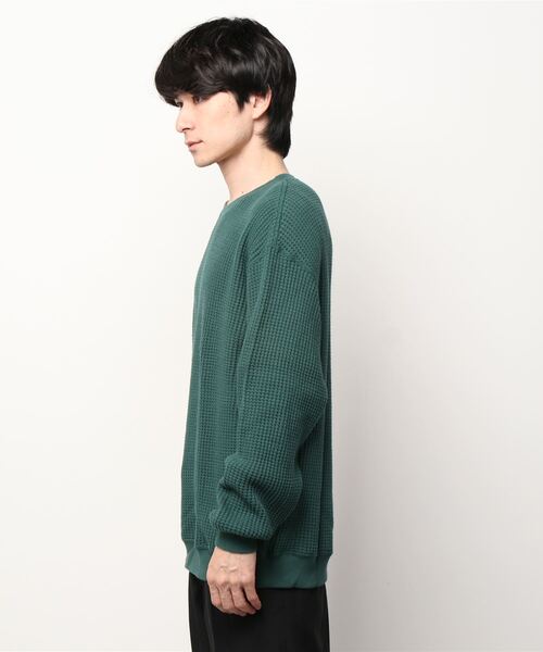 RELAXFIT（リラックスフィット）の「RELAXFIT/リラックスフィット　WAFFLE HOUSE ワッフルハウス（スウェット・メンズ・ブラック/グリーン・MEDIUM/LARGE）」の3枚目の写真