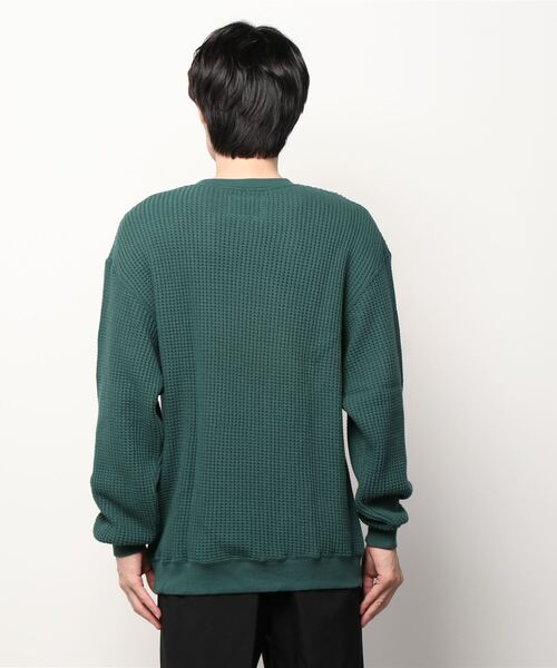 RELAXFIT（リラックスフィット）の「RELAXFIT/リラックスフィット　WAFFLE HOUSE ワッフルハウス（スウェット・メンズ・ブラック/グリーン・MEDIUM/LARGE）」の4枚目の写真
