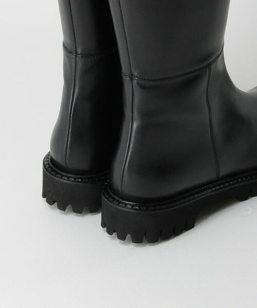 CORSO ROMA，9（コルソローマ）の「＜CORSO ROMA 9＞レザーロング ブーツ（ブーツ・レディース・ブラック・38/36/37/36h/37h）」の7枚目の写真