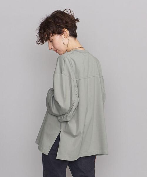 BEAUTY&YOUTH UNITED ARROWS（ビューティーアンドユースユナイテッドアローズ）の「BY 起毛パッカリングギャザー カットソー（Tシャツ/カットソー・レディース・ホワイト/ダークグレー/ライム・FREE）」の11枚目の写真