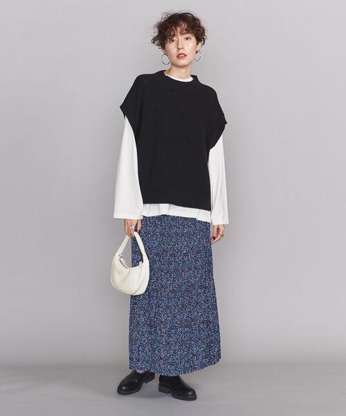 BEAUTY&YOUTH UNITED ARROWS（ビューティーアンドユースユナイテッドアローズ）の「BY 起毛パッカリングギャザー カットソー（Tシャツ/カットソー・レディース・ホワイト/ダークグレー/ライム・FREE）」の10枚目の写真